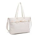 Elegancka Torebka Shopper z Ozdobnym Paskiem