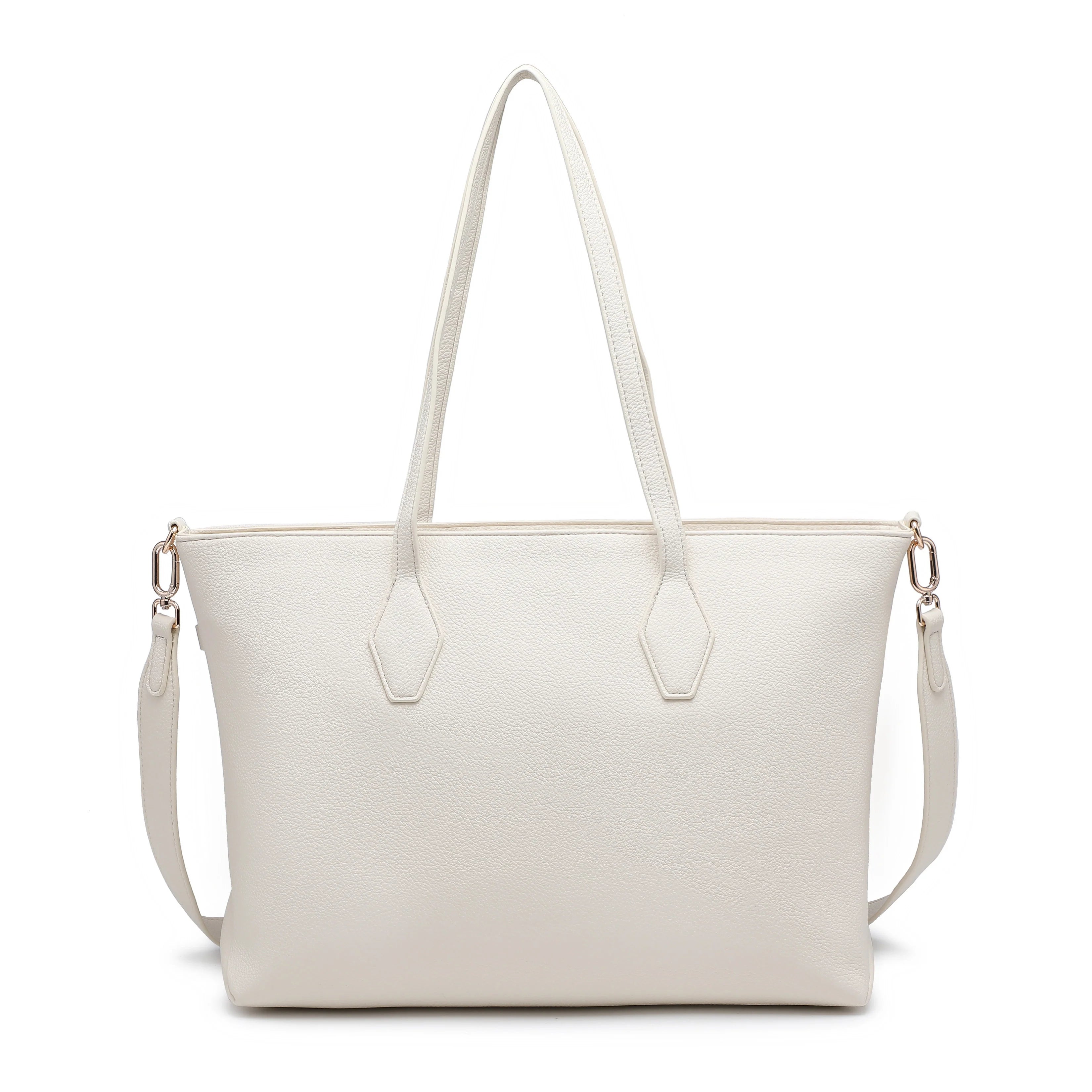 Elegancka Torebka Shopper z Ozdobnym Paskiem